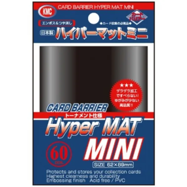 KMC Kartenhüllen Hyper Mat Black