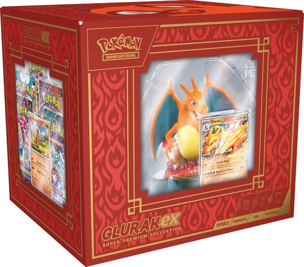 Pokemon Super-Premium-Kollektion Glurak-ex