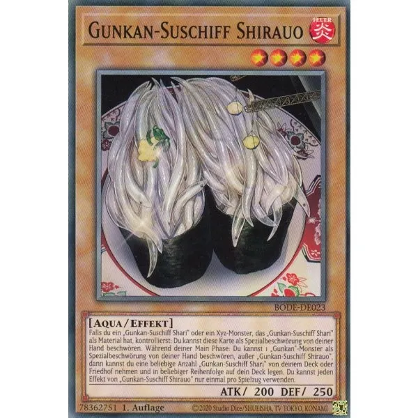 Gunkan-Suschiff Shirauo