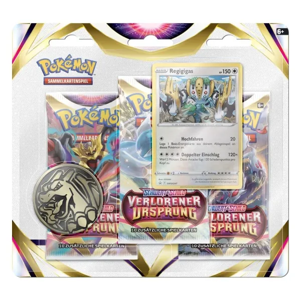 Pokemon Verlorener Ursprung 3-Pack Blister 1